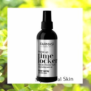 TIME LOCKER FIxer Finishing Spray Perfect Makeup FARMASI All Skin Types